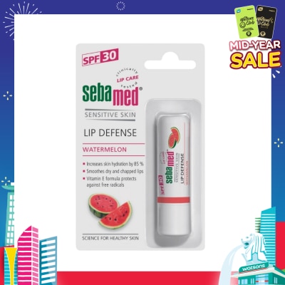 SEBAMED Lip Defense SPF30 Watermelon (Smoothes Dry & Chapped Lips) 1s