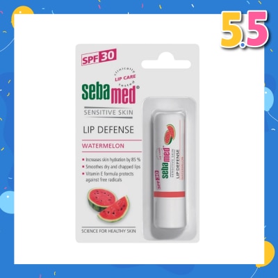 SEBAMED Lip Defense SPF30 Watermelon (Smoothes Dry & Chapped Lips) 1s