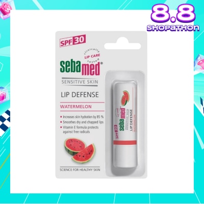 SEBAMED Lip Defense SPF30 Watermelon (Smoothes Dry & Chapped Lips) 1s