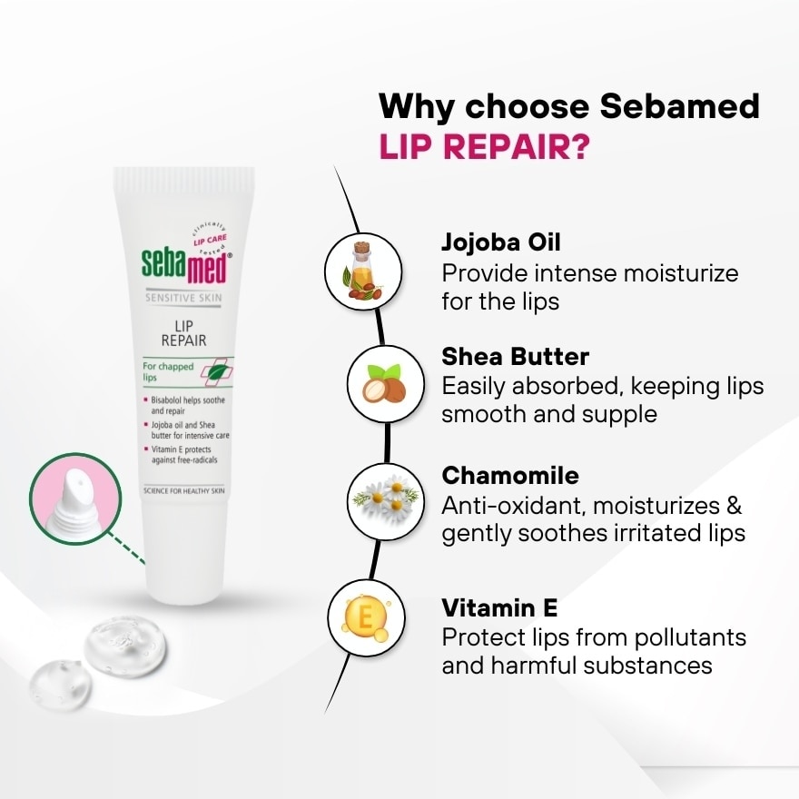 Lip Repair For Chapped Lips (Perfume-Free) 10ml