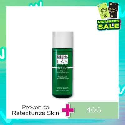 DERMA LAB Sebumclar 2% Bha Exfoliating Liquid (2% BHA  + 1% AHA Deeply Exfoliates To Renew Skin) 160ml