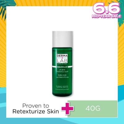 DERMA LAB Sebumclar 2% Bha Exfoliating Liquid (2% BHA  + 1% AHA Deeply Exfoliates To Renew Skin) 160ml