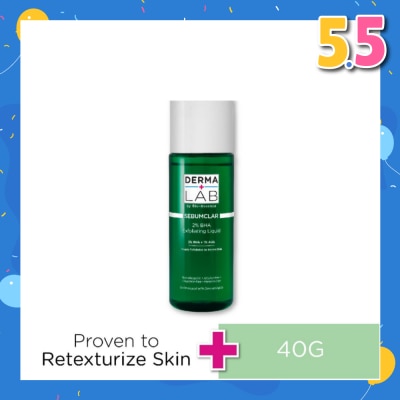 DERMA LAB Sebumclar 2% Bha Exfoliating Liquid (2% BHA  + 1% AHA Deeply Exfoliates To Renew Skin) 160ml