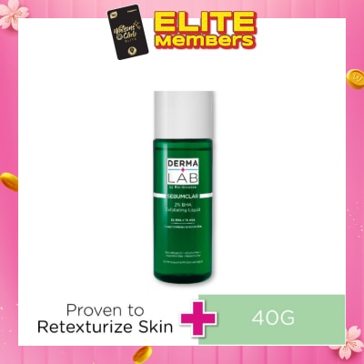 DERMA LAB Sebumclar 2% Bha Exfoliating Liquid (2% BHA  + 1% AHA Deeply Exfoliates To Renew Skin) 160ml