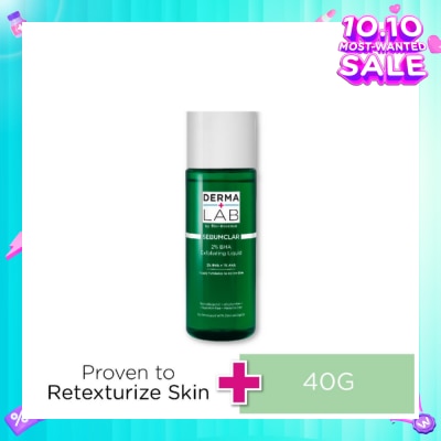 DERMA LAB Sebumclar 2% Bha Exfoliating Liquid (2% BHA  + 1% AHA Deeply Exfoliates To Renew Skin) 160ml