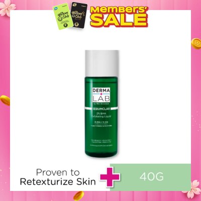 DERMA LAB Sebumclar 2% Bha Exfoliating Liquid (2% BHA  + 1% AHA Deeply Exfoliates To Renew Skin) 160ml