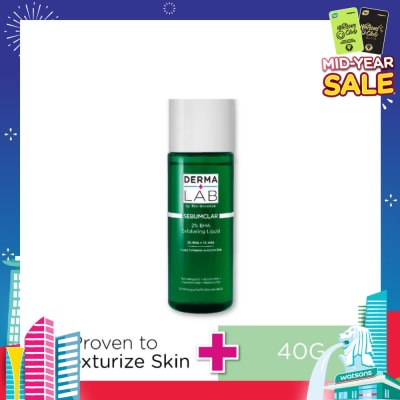 DERMA LAB Sebumclar 2% Bha Exfoliating Liquid (2% BHA  + 1% AHA Deeply Exfoliates To Renew Skin) 160ml