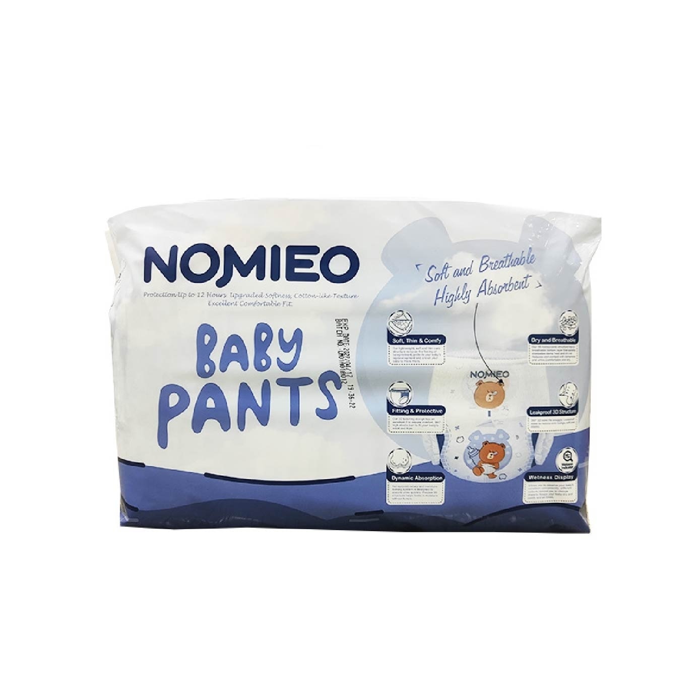 Baby Pants Diaper XL42s x 3 (12-17Kg)