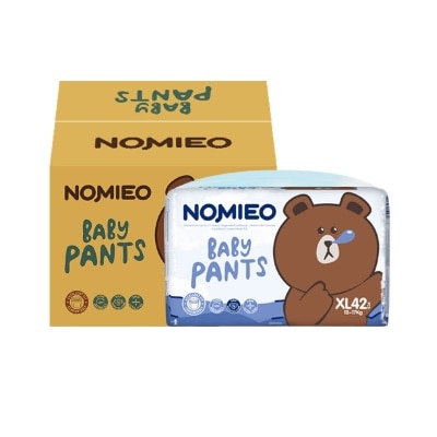 NOMIEO Baby Pants Diaper XL42s x 3 (12-17Kg)