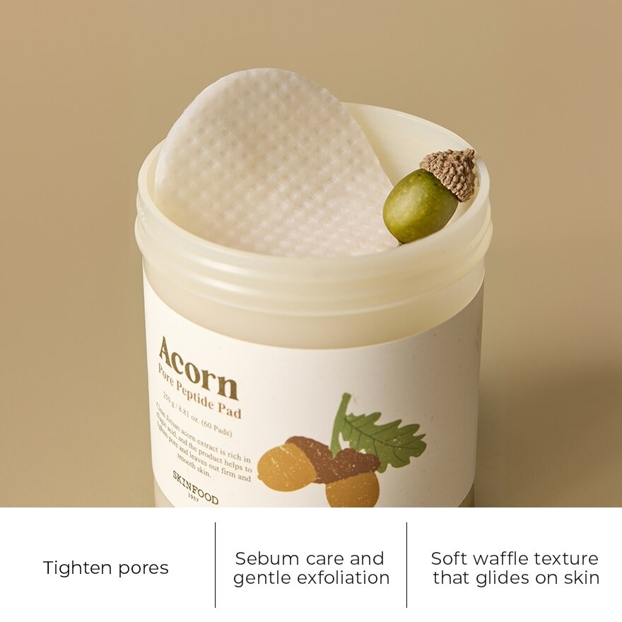 Acorn Pore Peptide Pad (To Tighten Pore & Smooth Skin Texture) 60s