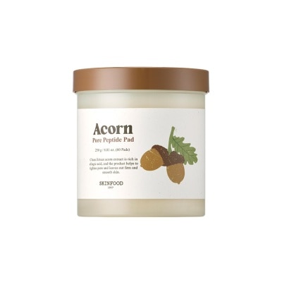 SKINFOOD Acorn Pore Peptide Pad (To Tighten Pore & Smooth Skin Texture) 60s