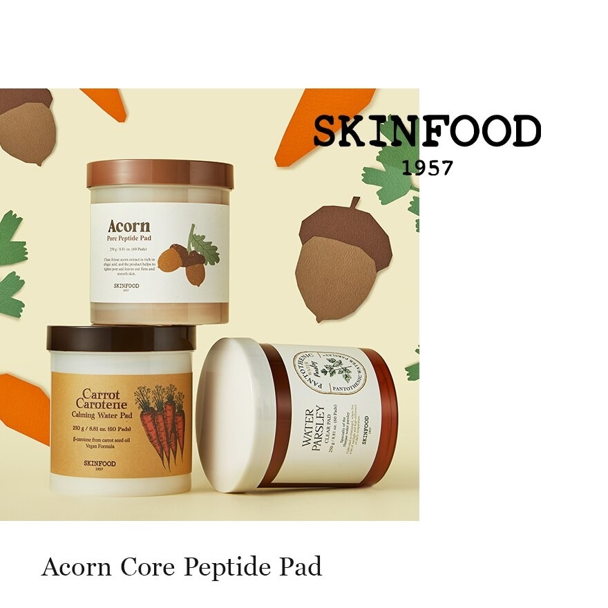 Acorn Pore Peptide Pad (To Tighten Pore & Smooth Skin Texture) 60s