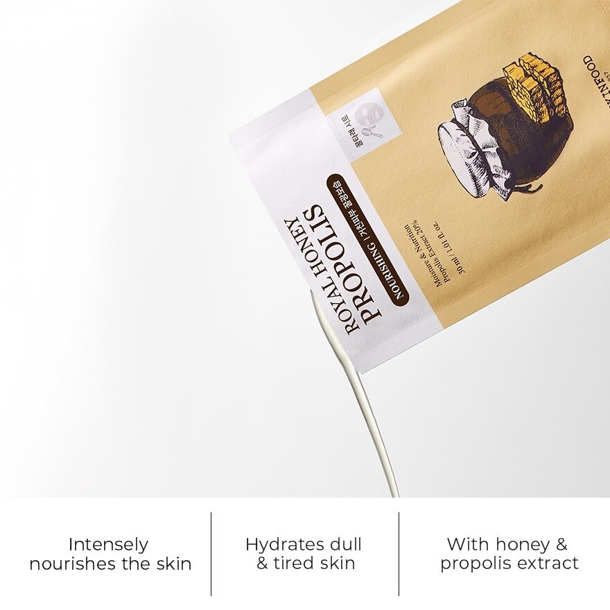 Royal Honey Propolis Nourishing Sheet Mask (To Hydrates Dull & Tired Skin) 1s