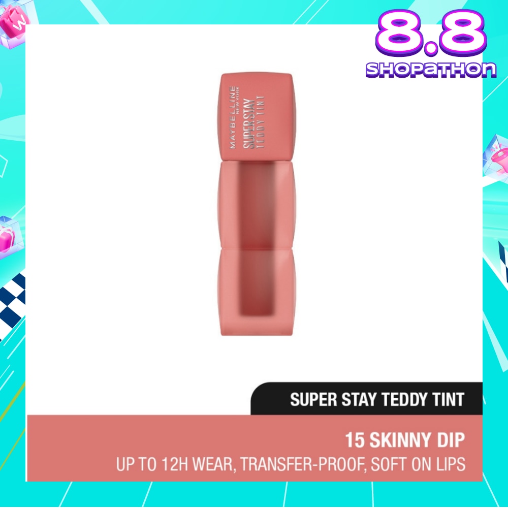 Super Stay Teddy Tint 15 Skinny Dip (Transferproof & Waterproof) 1s