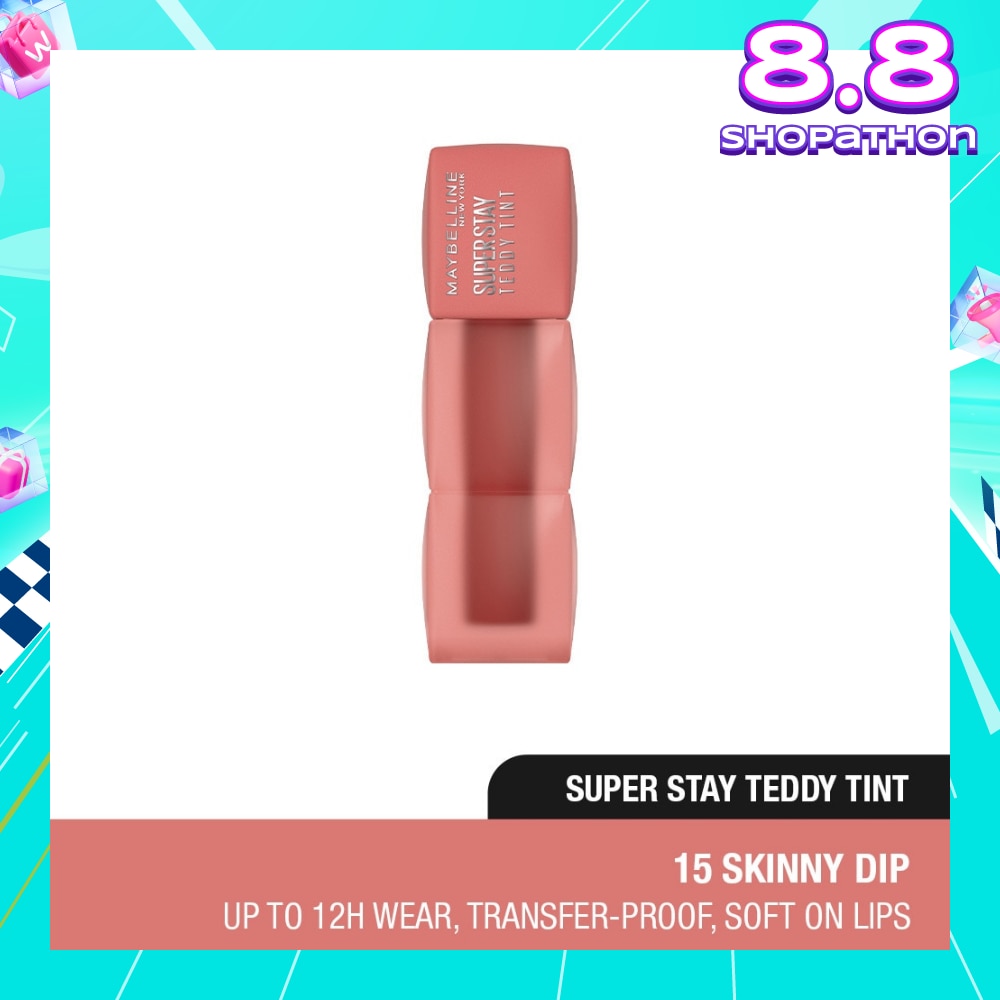 Super Stay Teddy Tint 15 Skinny Dip (Transferproof & Waterproof) 1s