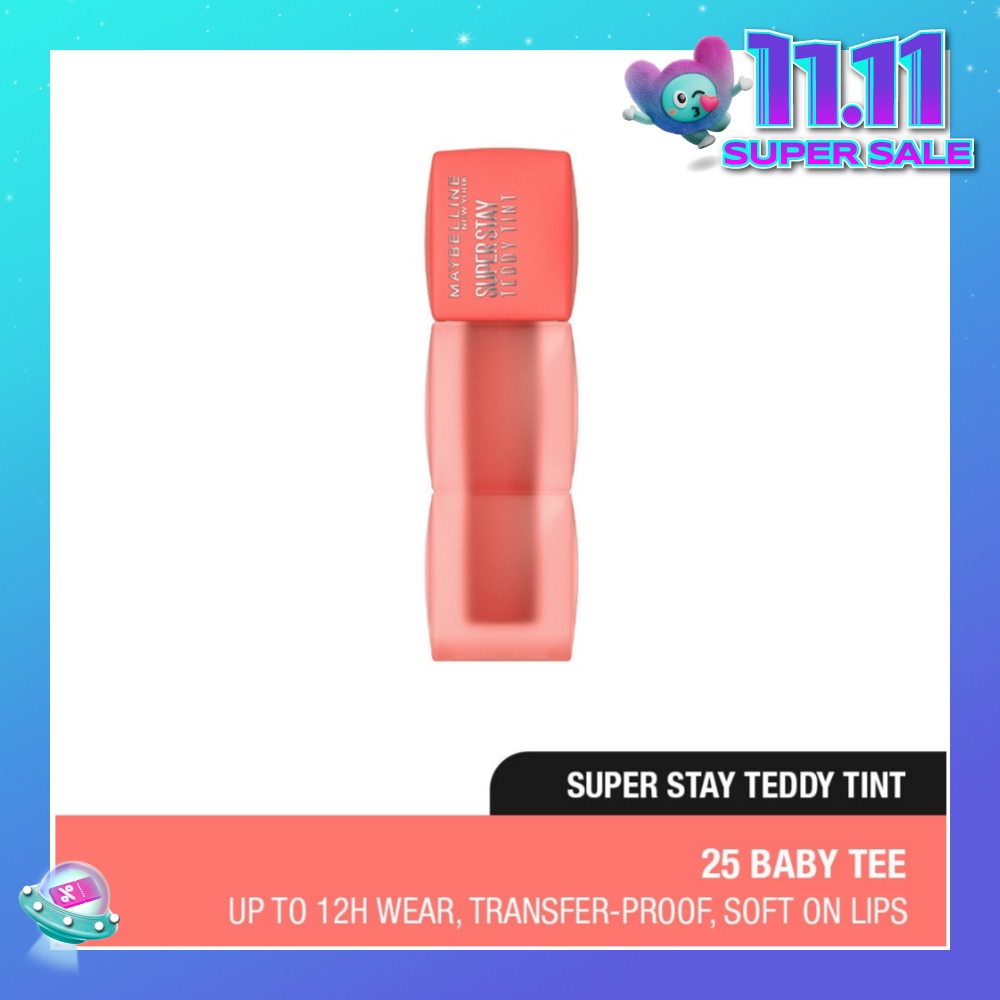 Super Stay Teddy Tint 25 Baby Tee (Transferproof & Waterproof) 1s