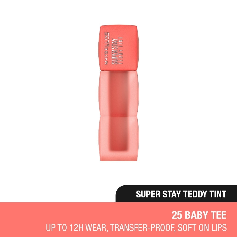 MAYBELLINE Super Stay Teddy Tint 25 Baby Tee (Transferproof & Waterproof) 1s