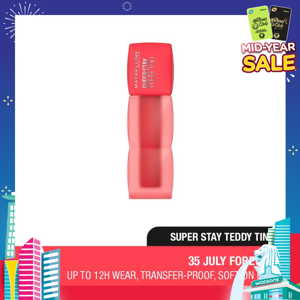 Super Stay Teddy Tint 35 July Forever (Transferproof & Waterproof) 1s