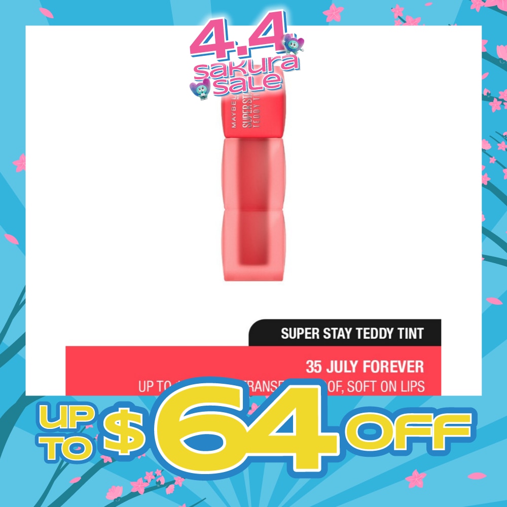 Super Stay Teddy Tint 35 July Forever (Transferproof & Waterproof) 1s