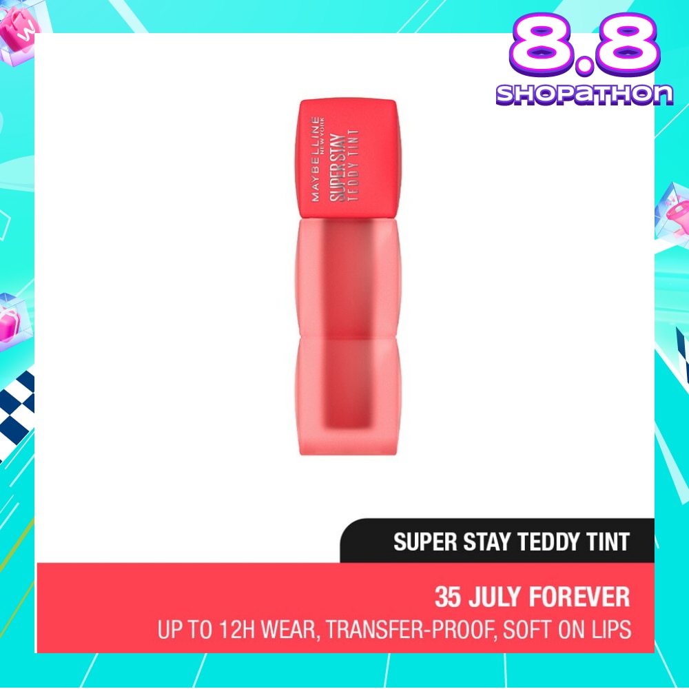 Super Stay Teddy Tint 35 July Forever (Transferproof & Waterproof) 1s