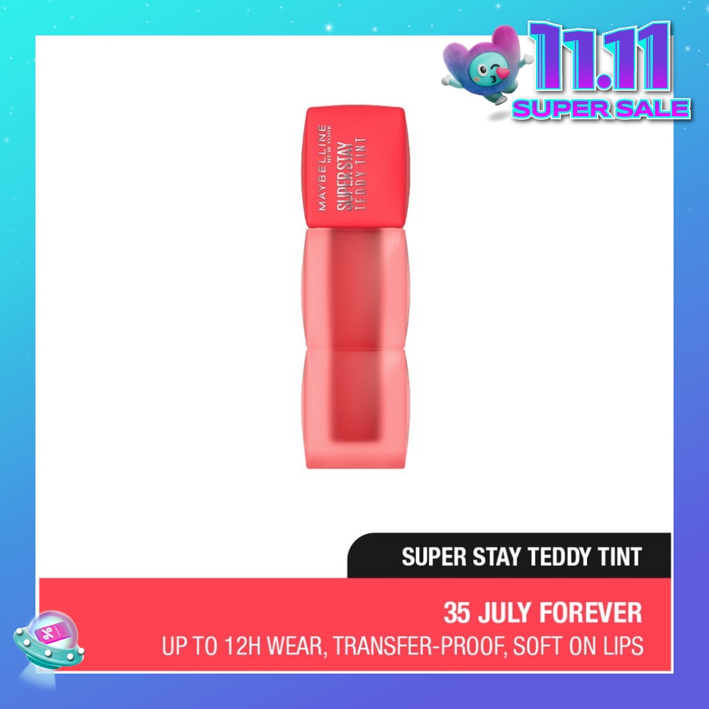 MAYBELLINE Super Stay Teddy Tint 35 July Forever (Transferproof & Waterproof) 1s