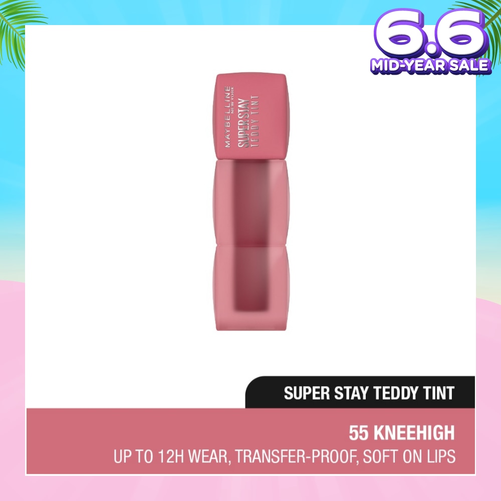 MAYBELLINE Super Stay Teddy Tint 55 Kneehigh (Transferproof & Waterproof) 1s