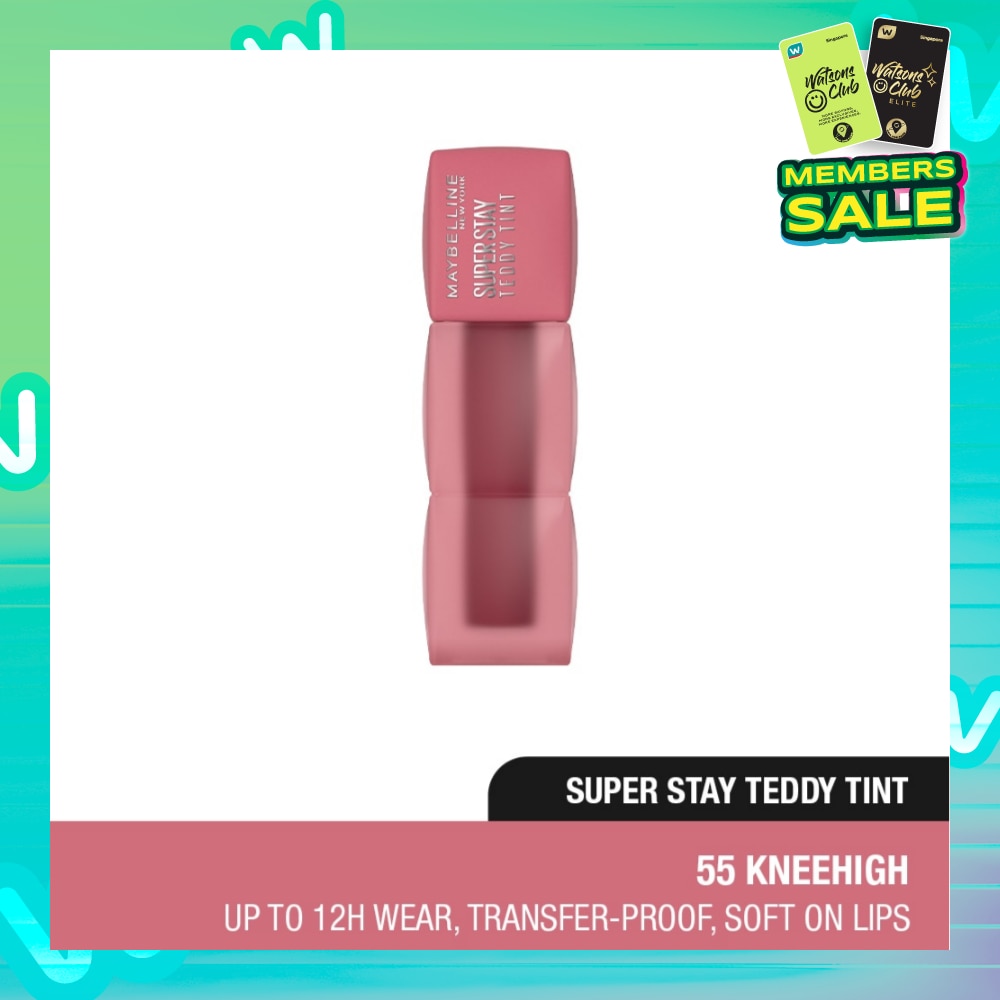 MAYBELLINE Super Stay Teddy Tint 55 Kneehigh (Transferproof & Waterproof) 1s