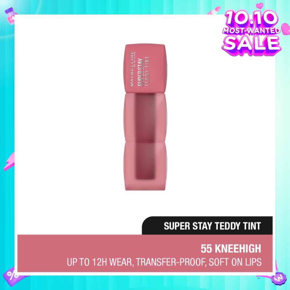 MAYBELLINE Super Stay Teddy Tint 55 Kneehigh (Transferproof & Waterproof) 1s