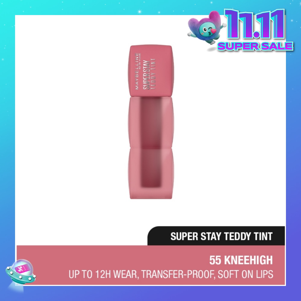 MAYBELLINE Super Stay Teddy Tint 55 Kneehigh (Transferproof & Waterproof) 1s