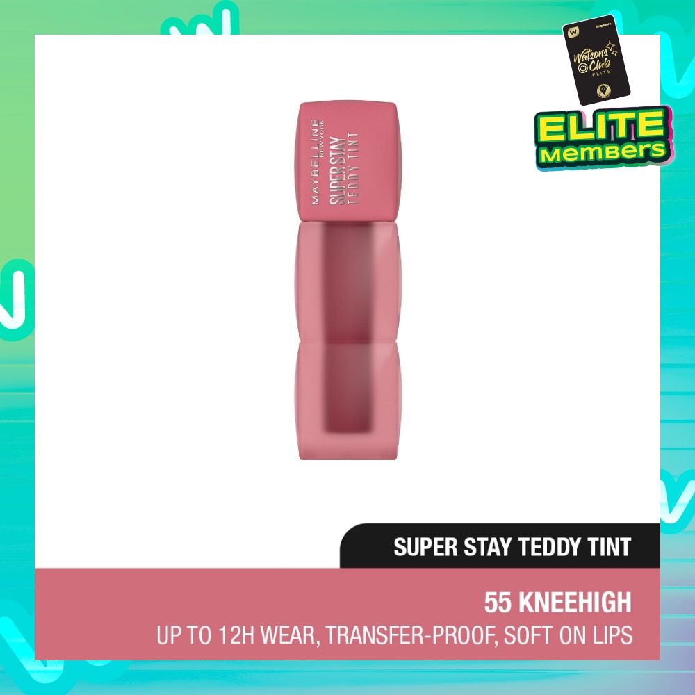 MAYBELLINE Super Stay Teddy Tint 55 Kneehigh (Transferproof & Waterproof) 1s