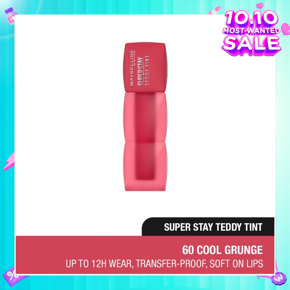 Super Stay Teddy Tint 60 Cool Grunge (Transferproof & Waterproof) 1s