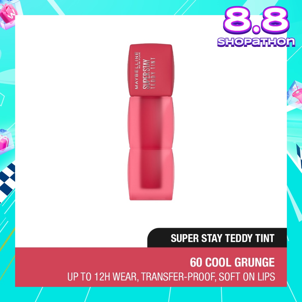 Super Stay Teddy Tint 60 Cool Grunge (Transferproof & Waterproof) 1s