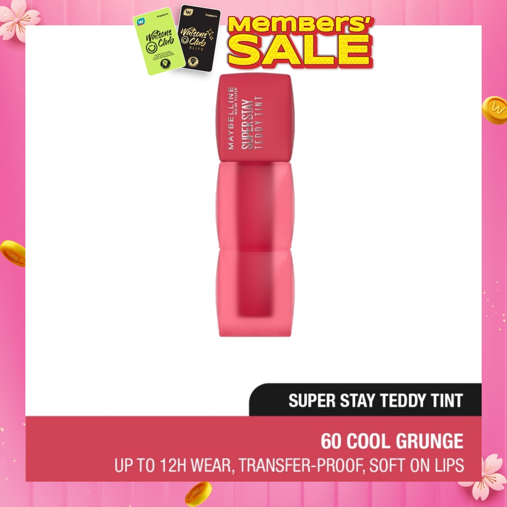 Super Stay Teddy Tint 60 Cool Grunge (Transferproof & Waterproof) 1s