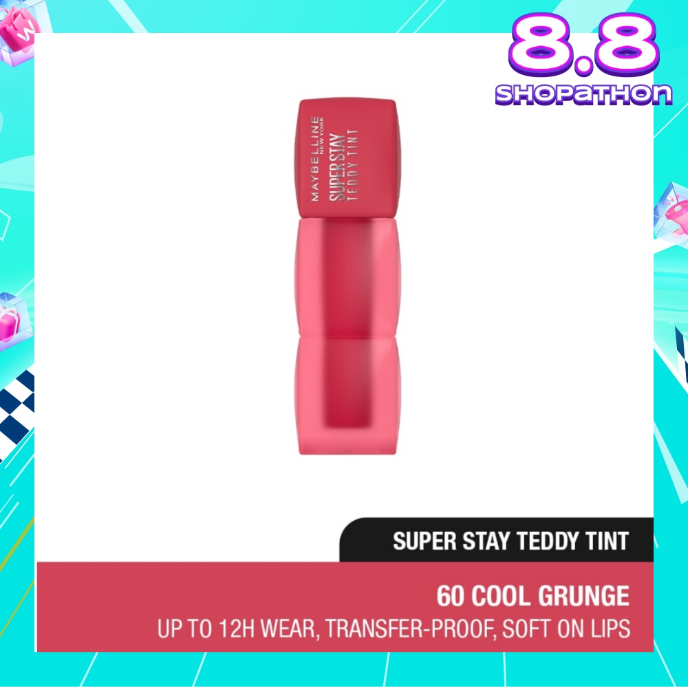 Super Stay Teddy Tint 60 Cool Grunge (Transferproof & Waterproof) 1s