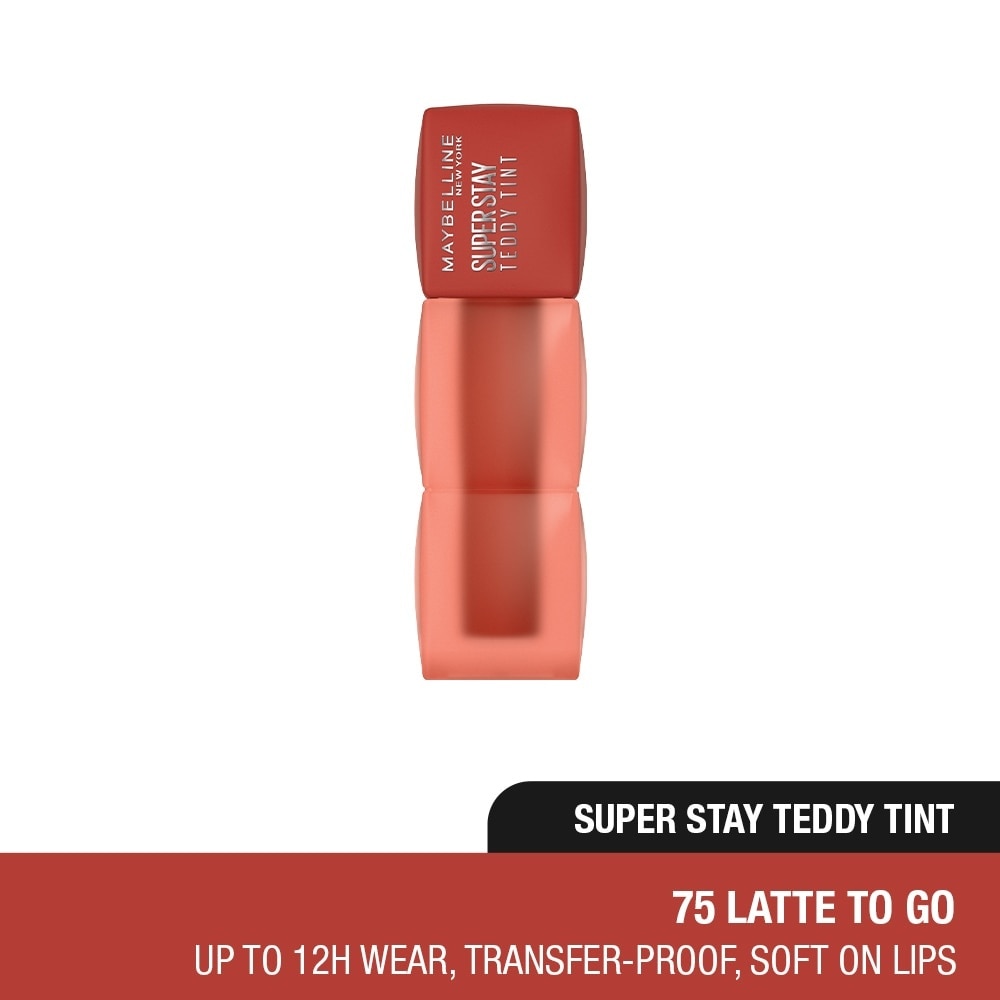 MAYBELLINE Super Stay Teddy Tint 75 Latte To Go (Transferproof & Waterproof) 1s