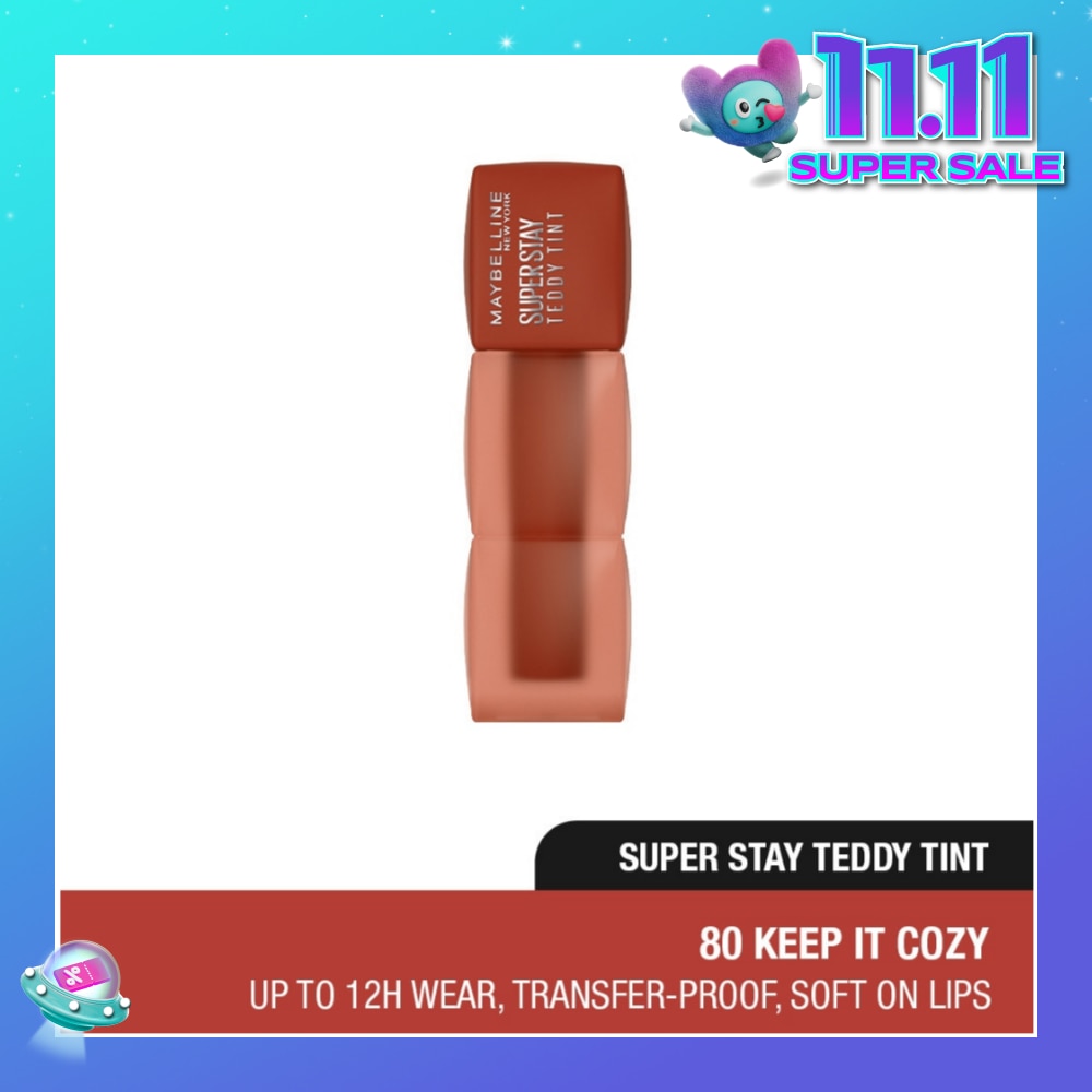 MAYBELLINE Super Stay Teddy Tint 80 Keep It Cozy (Transferproof & Waterproof) 1s