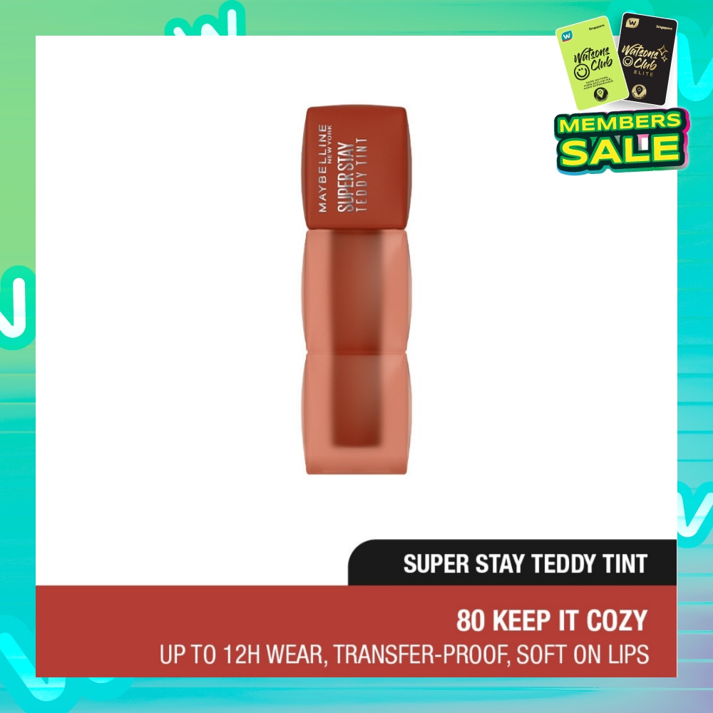 MAYBELLINE Super Stay Teddy Tint 80 Keep It Cozy (Transferproof & Waterproof) 1s