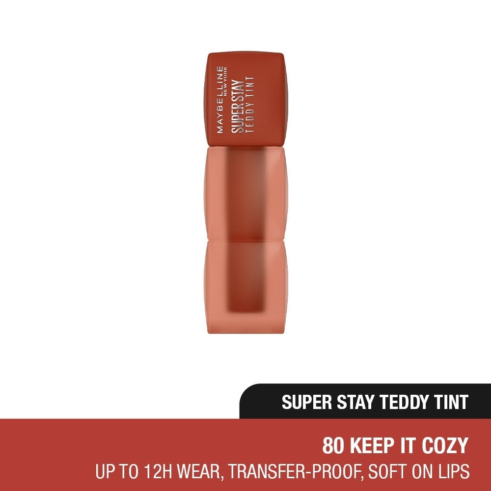 MAYBELLINE Super Stay Teddy Tint 80 Keep It Cozy (Transferproof & Waterproof) 1s