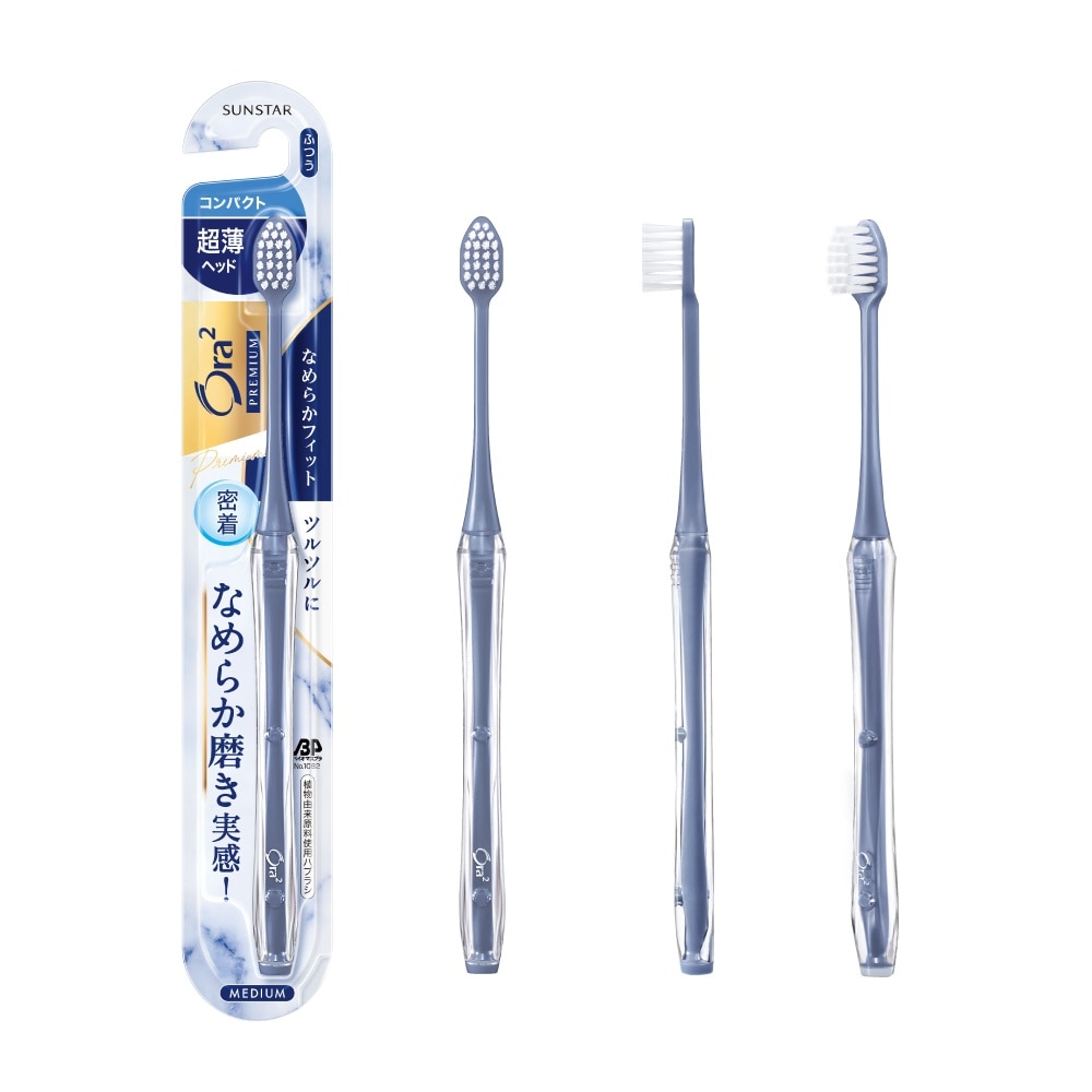 Premium Smooth Fit Toothbrush Compact Medium 1s