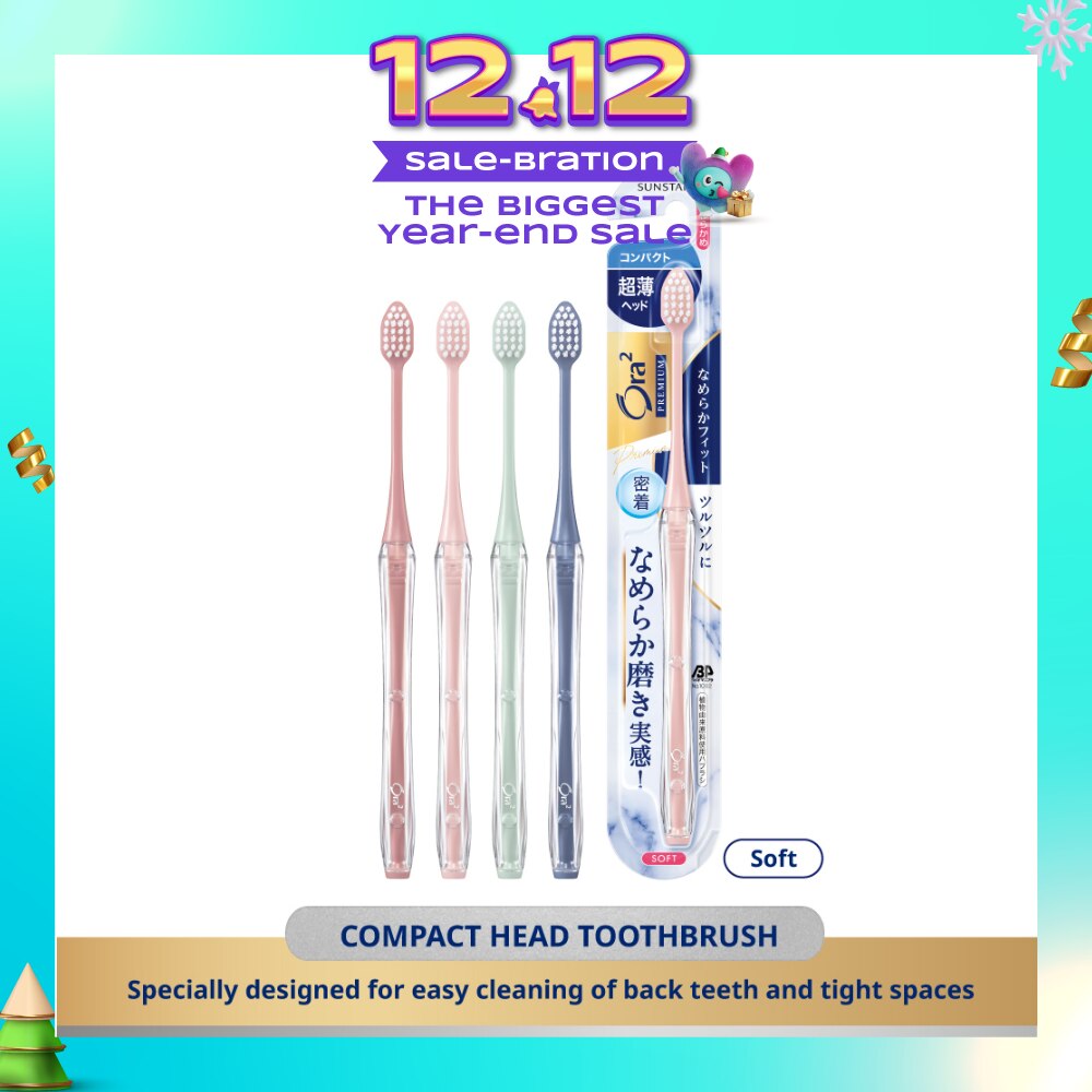 Premium Smooth Fit Toothbrush Compact Soft 1s