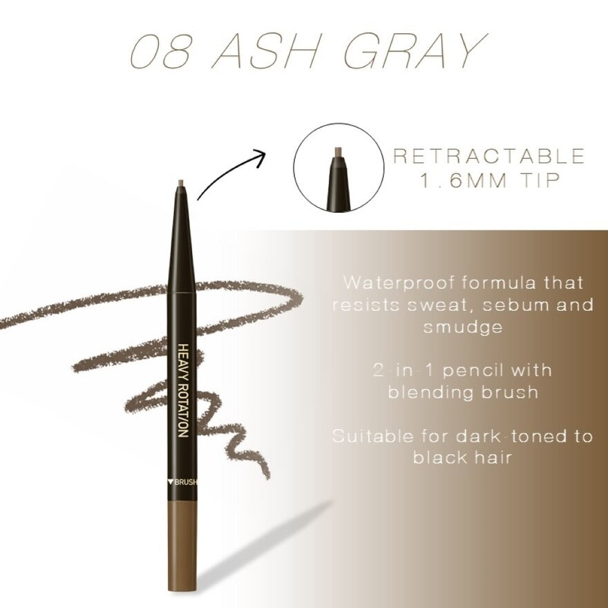 Eyebrow Pencil 08 Ash Gray