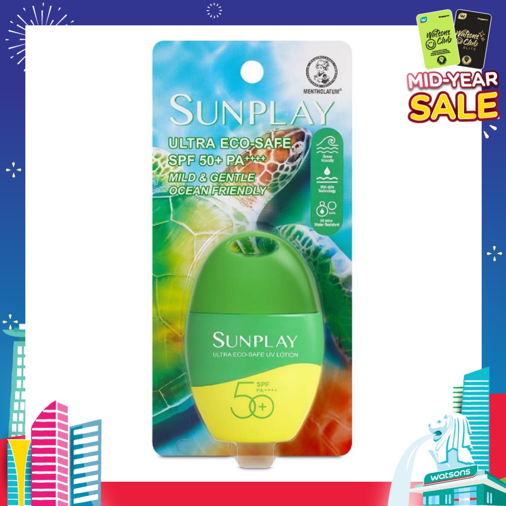 Ultra Eco*safe UV Lotion SPF50 (Ocean Friendly + Superior Water & Sweat Resistance + Mild & Gentle) 35g