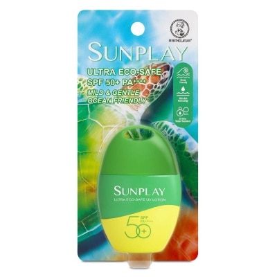 SUNPLAY Ultra Eco*safe UV Lotion SPF50 (Ocean Friendly + Superior Water & Sweat Resistance + Mild & Gentle) 35g