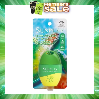SUNPLAY - Ultra Eco*safe UV Lotion SPF50 (Ocean Friendly + Superior Water & Sweat Resistance + Mild & Gentle) 35g