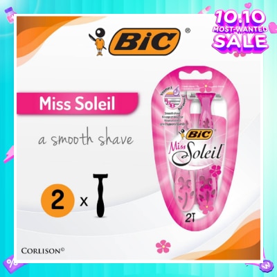 BIC Miss Soleil A Smooth Shave (With Triple-Blade Shaver) 2s
