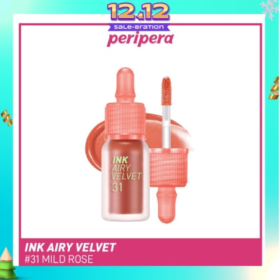 PERIPERA Ink Airy Velvet Lip Tint 31 Mild rose 1s (Expiry: Oct`2026)