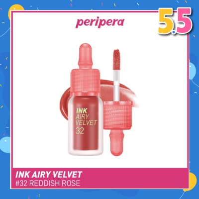 PERIPERA Ink Airy Velvet Lip Tint 32 Reddish Rose 1s