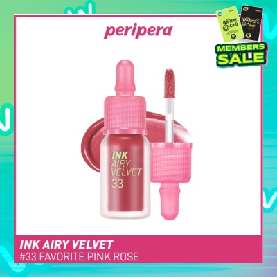 PERIPERA Ink Airy Velvet Lip Tint 33 Favorite Pink Rose 1s