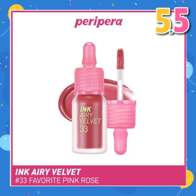 PERIPERA Ink Airy Velvet Lip Tint 33 Favorite Pink Rose 1s