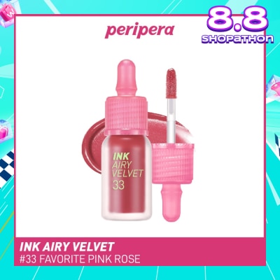 PERIPERA Ink Airy Velvet Lip Tint 33 Favorite Pink Rose 1s